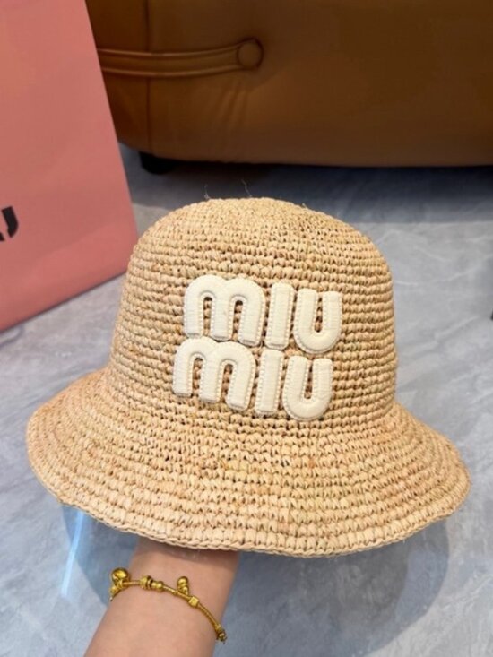 Miu Miu Accessories - MIU MIU summer straw hat